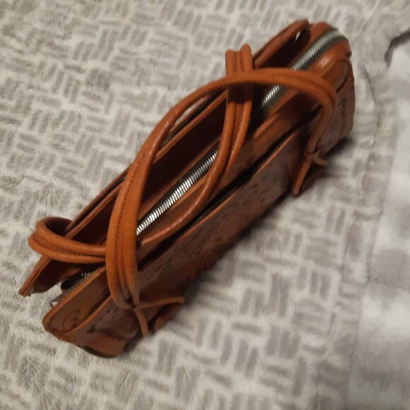 Retro Mexican satchel from the 70s-80s, unique, vintage, genuine leather, Aztec - Picture 12 of 15